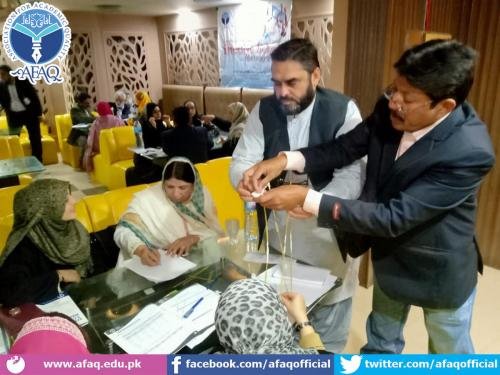 A 2-day training session on ESM, arranged by AFAQ&rsquo;s regional office Sukkur